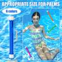 Sotiff 6 Pcs Underwater Pool Diving Toys Dive Sticks Plastic Swimming Toys for Summer Teens Adults Learning to Swim Game, 6 Colors
