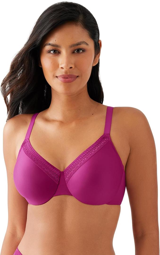 Wacoal Women's Perfect Primer Unlined Full Coverage Underwire Bra, 855213 White, 40I (38G, Carnevale Pink)