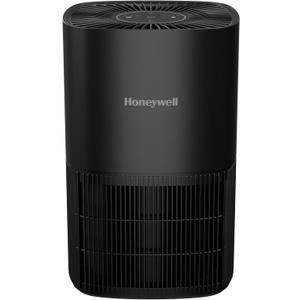 Honeywell Allergen Plus Compact HEPA Small Room Air Purifiers for Home, Up to 530 Ft Coverage, 3-in-1 Filter, Pet Dander, Smoke & Odor Reducer Air Quality Sensor with Auto Mode, Black, HPA125B