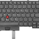 Replacement Laptop Keyboard NO Backlight for Lenovo Thinkpad P50 P70 US Layout with Pointer