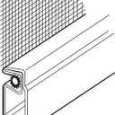 Prime-Line PL 7803 Screen Frame Kit, 5/16 In. x 3/4 In. x 36 In., Aluminum, Mill Finish (1 Kit)