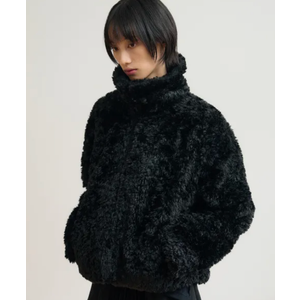 BLENCOT Womens Casual Fall Warm Button Down Collar Sherpa Pullover Sweatshirts Jacket Pockets Fuzzy Fleece Plaid Cable Textured Fluffy Sweatshirt Tops Black L