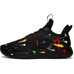 Soulsfeng Kids Tennis Shoes Lightweight Breathable Boys Running Shoe Fashion Walking Sneakers for Girls (Little Kid/Big Kid), Size 5.5 