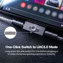 Linsoul Kiwi Ears Allegro Pro Upgraded IEM Earphone DAC/AMP, USB C to 3.5/4.4mm Output Supports PCM Up to 32bit/384kHz DSD128/DSD64, Dual ES9603 Amplifiers for Smartphones/PC/Laptops