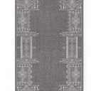 NICETOWN Washable Large Area Rug for Living Room- 6x9 Modern Boho Non-Slip Bedroom Grey Geometry Area Rug Entrance Mat Carpet for Bedroom Living Room Laundry Bathroom Office, Grey