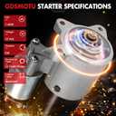 New Starter Replacement for Ford for F-150 5.4L 1999-2010 for F-350 Super Duty 6.2L 2011-2013 for F-150 5.0L 2011-2013, 336-1937 6646, 1.4kW/12 Volt Starter