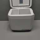 CROWNFUL Mini Fridge, 4 Liter/6 Can Portable Cooler and Warmer Personal Refrigerator for Skin Care, Cosmetics, Beverage, Food,Great for Bedroom, Office, Car, Dorm, ETL Listed (White)