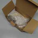 1 Pack Satin Brass Door Handles, Dummy Door Levers, Interior Door Knob Without Key, Closet Door Knobs, Door Handles for Right Side Door, Modern Wave Style