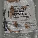 Nuenen 50 Pcs Mini Christmas Wine Bottle Cover Set Tiny Santa Hat Scarf Capelet Flute Topper Decoration Xmas Doll DIY Craft(Brown Reindeer)