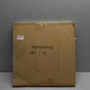 Extra Large Round Solid Wood Serving Tray, Classic Tea Coffee Table Wooden Decorative Ottoman Tray Server for Breakfast in Bed Snack Food Kitchen Party Bar, Raised Edge (16inch/40cm) Walnut