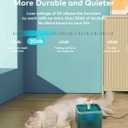Cat Water Fountain for Drinking: Automatic Dog Bowl Dispenser - Pet Waterer Bowls Fountains - Auto Cats Dish Supplies - Quiet Animal Watering Machine - 67oz/2L Green Kitty Drink Dishes - AONBOY