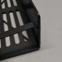 4 Pack Magnetic Spice Rack Organizer for Refrigerator and Oven, Black Fridge Organizers and Storage for Kitchen