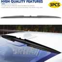 Universal Carbon Fiber Car Rear Trunk Spoiler Wing Lip Compatible with Honda Civic Accord Toyota Corolla Camry Nissan Altima Ford Focus and More