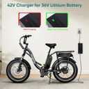 UL Listed 42V 2A Replacement Electric Scooter Charger with 6 in 1 Plugs for 36V Hoverboard Charger, Compatible with Razor/Voyage/Jetson/gotrax/ninebot and Most 36V 10S Lithium Battery Device