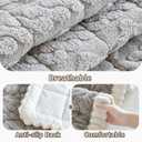Fuzzy Couch Covers for Dogs, Non Slip Thick Dog Couch Cover Protector, Plush Pet Couch Covers for Sofa Washable, Soft Sofa Cushion Slipcovers Pet Friendly(1PC, Light Grey, 27.6”x70.9”)