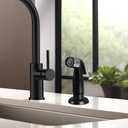 Hygie Rinse Universal Sink Sprayer Attachment for Kitchen Faucet, Kitchen Side Sprayer Head Compatible with Delta, Moen, Kohler and Other OEM Brands Pull Out Spray Head,Matteblack, Daily Design