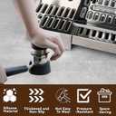 Coffee Tamper Base Compatible with Ninja Espresso Machine ES601 Coffee Handle, Made of Black Non-Slip Silicone for Ninja Luxe Cafe Machine Accessories
