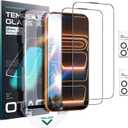 2 x [2+2] AR(Anti-Reflective) Screen Protector for iPhone 17 Pro + Camera Lens Protector, [Anti-Glare] 9H+ Tempered Glass with Auto-Align Kit 10S Bubble-Free Installation, Anti-Fingerprint, HD Clear, Case Friendly