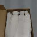 Crepe Paper Flowers Decoration for Wall, Artificial Flowers for Wedding Decor,Flower Backdrop Decor,Baby Shower,Birthday Party,Photo Backdrop,Archway Decor, Nursery Wall Decor(White,Set/6)