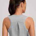 Women's Workout Tops Sleeveless Athletic Tank Tops Running Quick Dry Gym Shirts Lightweight (L)