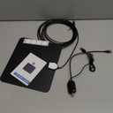 TV Antenna Indoor Long Range, Supports 4K 1080p Smart TV Signal Reception with Signal Amplifier 16ft HDTV Coax Cable