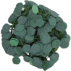 Cabilock 1 Set Eucalyptus Leaf Garland Leaves Artificial Eucalyptus Vine for Home and Wedding Decor Reusable Greenery Decoration Versatile Faux Plant for Table and Indoor Settings