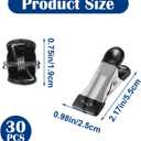 Boot Hanger Clips Hooks 50 Pcs, Heavy Duty Clothes Pins with 30 Pack Clips Portable Stainless Steel Clothespins Bulk Laundry Hooks for Closet Organizer Travel