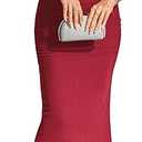 KUTUMAI Off The Shoulder Maxi Long Dress Corset Ruched Bodycon Cocktail Formal Wedding Guest Dresses for Women, Size M