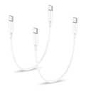 USB C to USB C Charging Cable for Apple iPhone 17/16/15 Charger Fast 1ft Short USBC to Type C Power Cord for iPhone 17/17 Pro/17 Pro Max/Air/16/16e/15MacBook Air 13 inch/MacBook Pro (White)