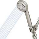 Waterpik High Pressure Hand Held Shower Head With Hose, PowerPulse Massage 6-Mode, Brushed Nickel XAL-649ME