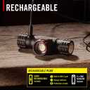 Coast XPH34R 2700 Lumen USB-C Rechargeable-Dual Power LED Headlamp withPURE Beam Twist Focus and Magnetic Base