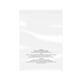 iMailer  100 Count  18" x 24" Clear Plastic Poly Bags with Suffocation Warning Self Seal 1.6 Mil for Clothing, TShirts, PantsResealable Adhesive,Not Strong