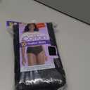 Hanes Women's Cotton Brief Value Pack, 10-Pack, Assorted Brief Underwear (All Black)