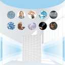 Replacement 116130 Filter H for Winix 5500-2, 2 Filter & 2 Activated Carbon Filter Combo Pack Compare to Part # 116130