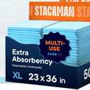 Chucks Pads Disposable [50 Pack] Adult Incontinence Underpads  XL Super Absorbent Protective Bed Pads, Leak-Proof Pads – Pee Pads for Kids, Adults and Pets – Dog & Puppy Training Pads