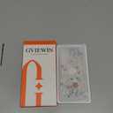 GVIEWIN for Samsung Galaxy S24 Plus Case, Clear Floral Slim Shockproof Protective Women Phone Case, Non-Yellowing, with Screen Protector & Camera Lens Protector for S24 Plus 6.7", Blooming Flowerets