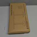 Hand Towel Holder, T-Shape Hand Towel Stand for Bathroom, Hand Towel Rack Bar Standing for Vanity Kitchen Countertop, 304 Stainless Steel, Marble Base (Black)