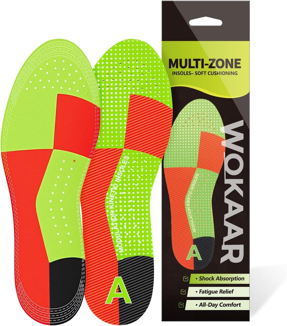 Performance Shoe Pads, Extra Soft Comfort for Sensitive Feet & Heel Pain, Lightweight Foam Inserts for Jumping & Training, Pickleball & Hiking Support, Men 8.5-12.5 / Women 10-13.5