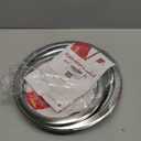 4 Pack Chrome Drip Pans, Compatible with Whirpool Kenmore Frigirate Stove Top Drip Bowls. Include 2 Pcs 6'' Range Replacement Drip Pans and 2 Pcs 8 '' Cooktop Drip Pans