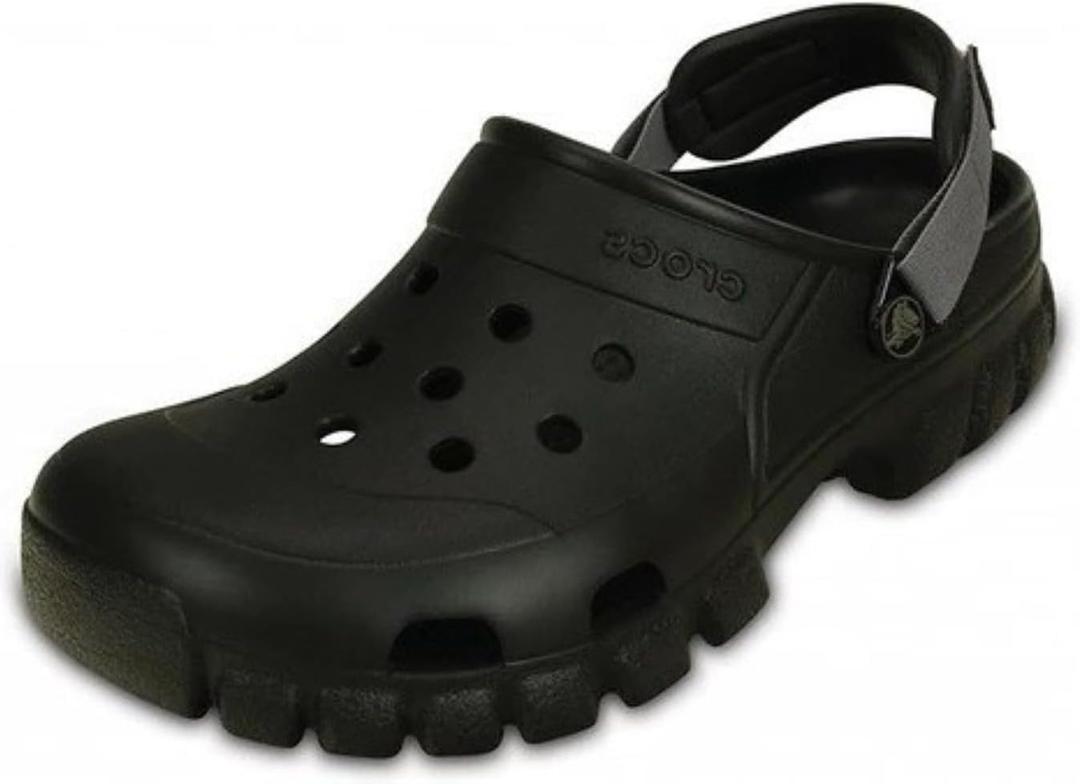 Crocs Unisex Adult Offroad Sport Clogs, Black/Graphite, 10 Men/12 Women