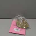 CJL HAIR Messy Bun Hair Piece Curly Hair Bun Extensions with Straight Tails Synthetic Hair Scrunchies Ponytail Hairpieces for Women Ash Blonde/Beach Blonde