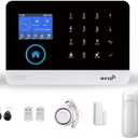 Alarm System for Home Security,DIY WiFi 4G Smart Life Tuya Burglar Alarm,8-Piece Kits with Door Window Sensor,PIR Motion Detector Compatible with Alexa and Google,for Apartment Office,Villa