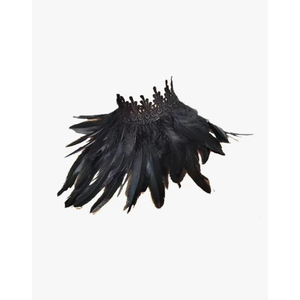 Maleficent Feather Choker Necklace for Women