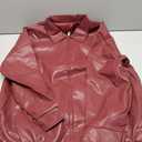 Women's Faux Oversized Leather Jacket, Zip Up Motorcycle Bomber Fall Jackets 2025, Vintage Y2K Tops Winter Coats 2XL