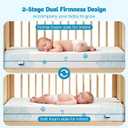JOYMISS Breathable Crib & Toddler Mattress: Soft Cribs mattresses for Waterproof - 52" x 27.6" x 5" - Tencel Toddler Bed Mattress Fits Baby and Kids