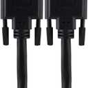 GE Home Electrical DVI-D Dual Link Cable, 10 Foot Cable, Video, 1600 X 1200 and Higher, for PC, Digital Monitor or HDTV, Black, 34508 (1 Pack)