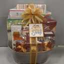 Broadway Basketeers Get Well Basket Gourmet Care Package with Snacks & Treats - Get Well Soon Gift Baskets for Women, Men After Surgery - Feel Better Best Food Gifts to Send, No BB