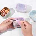 8oz Small (1 CUP) Stainless Steel Snack Containers for Kids and Toddlers (Ages 1-3) | Easy Open Leak Proof Food Containers with Silicone Lids - Perfect Metal Lunch Box for Daycare and School