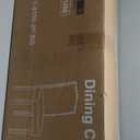 DUMOS Dining Chairs Set of 6, Moden PU Kitchen Table Chairs with Wooden Legs and Padded Seat for Dining Room/Kitchen/Living Room/Restaurant, Beige