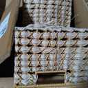 L-Shaped Stair Basket with Handles, Decorative Woven Storage Basket